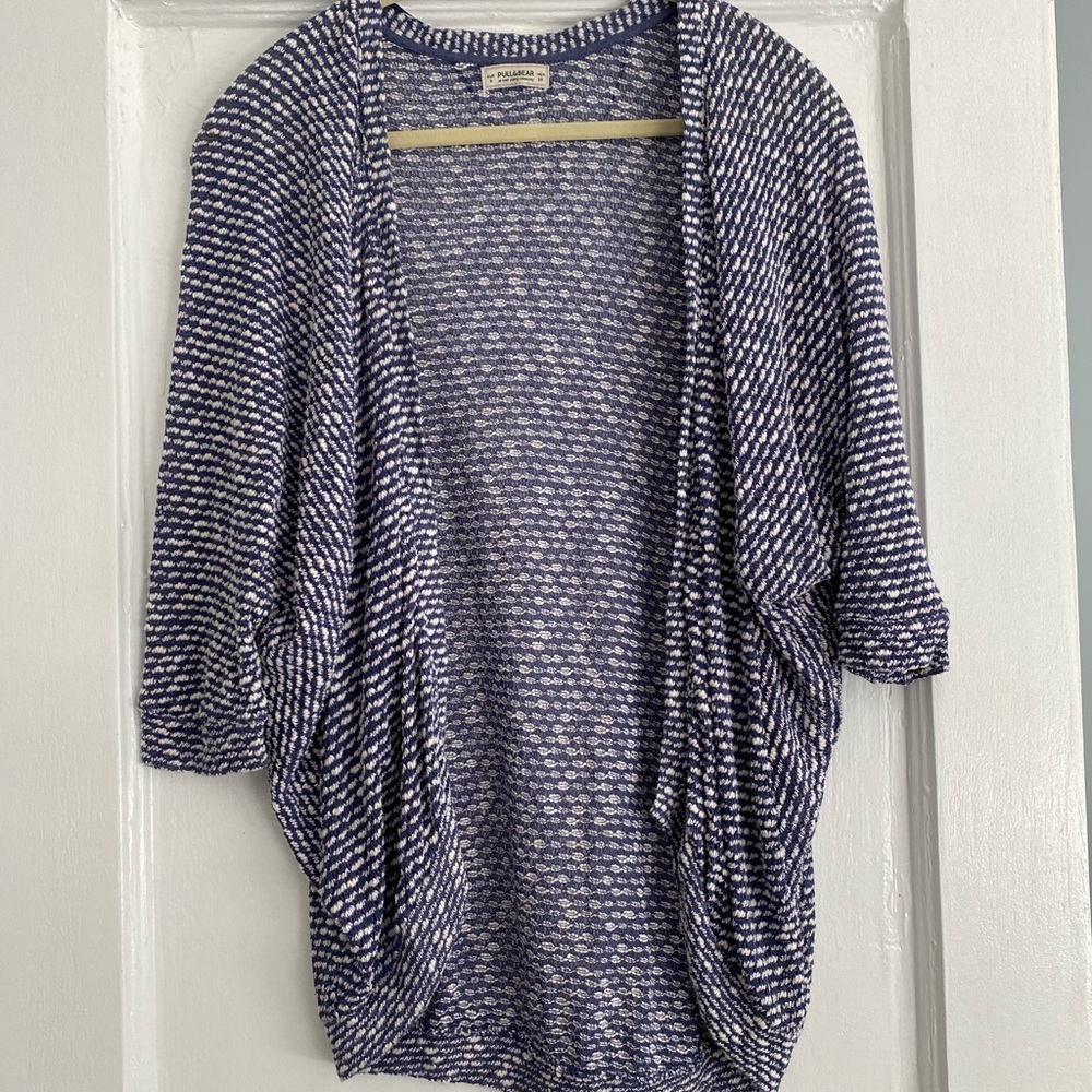 Purple Short Sleeve Pull&Bear Sweater, Size S, GUC